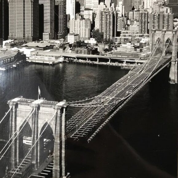 Vintage Memories of New York Brooklyn Bridge Original Exclusive Matte Photograph - Picture 3 of 8